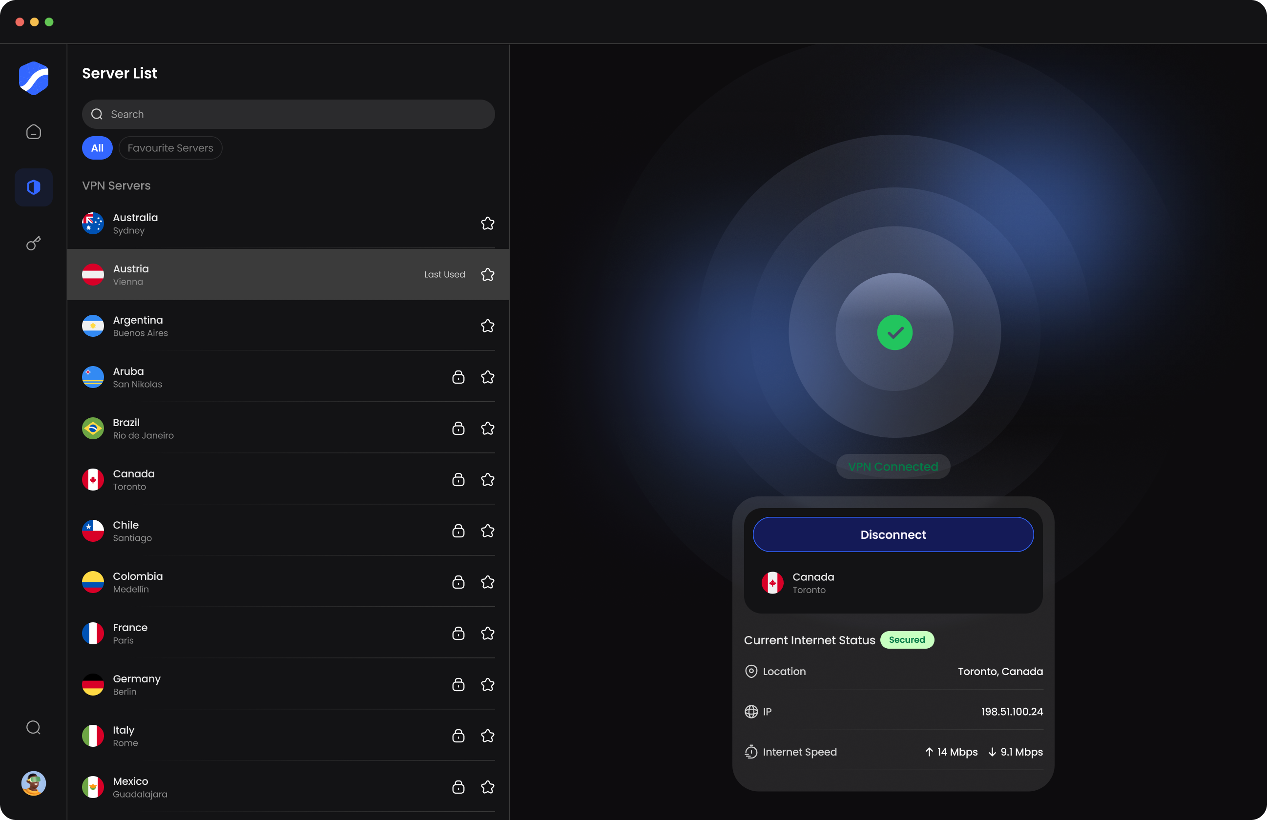 SecPath VPN connected